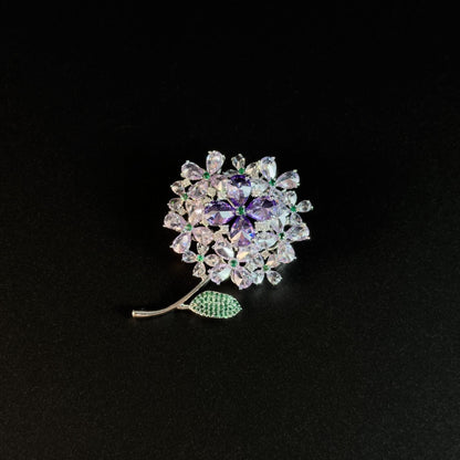 Bathycles · Violet Sphere Bouquet Brooch