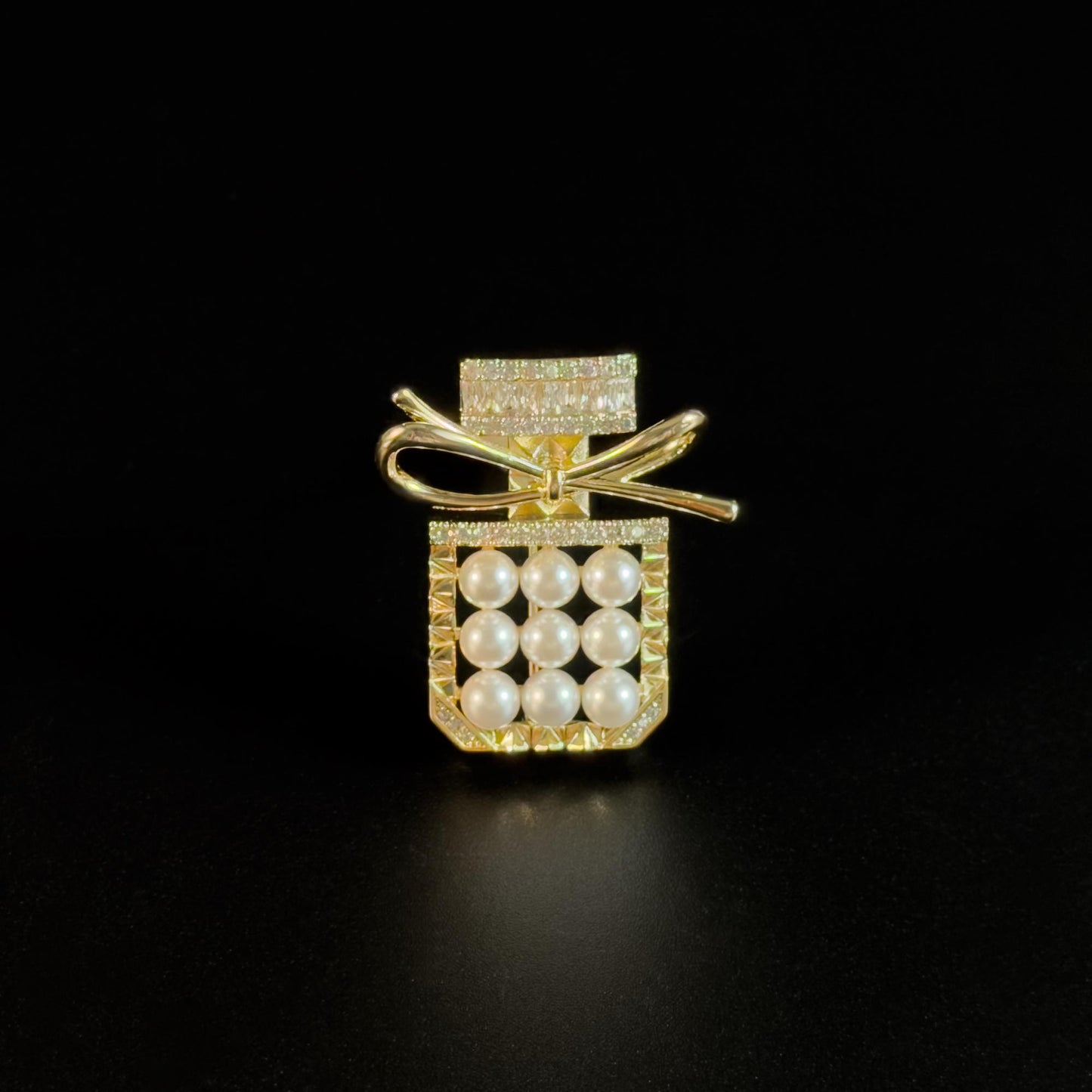 Briseis · Golden Perfume Bottle Brooch