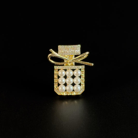 Briseis · Golden Perfume Bottle Brooch