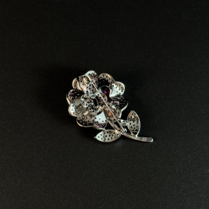 Broteas · Crimson Camellia Brooch