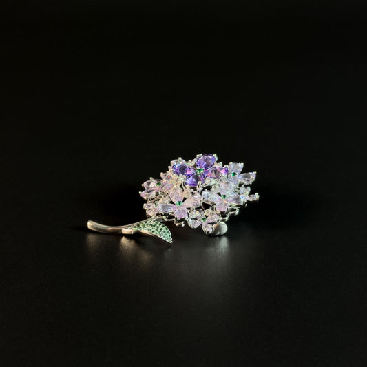 Bathycles · Violet Sphere Bouquet Brooch