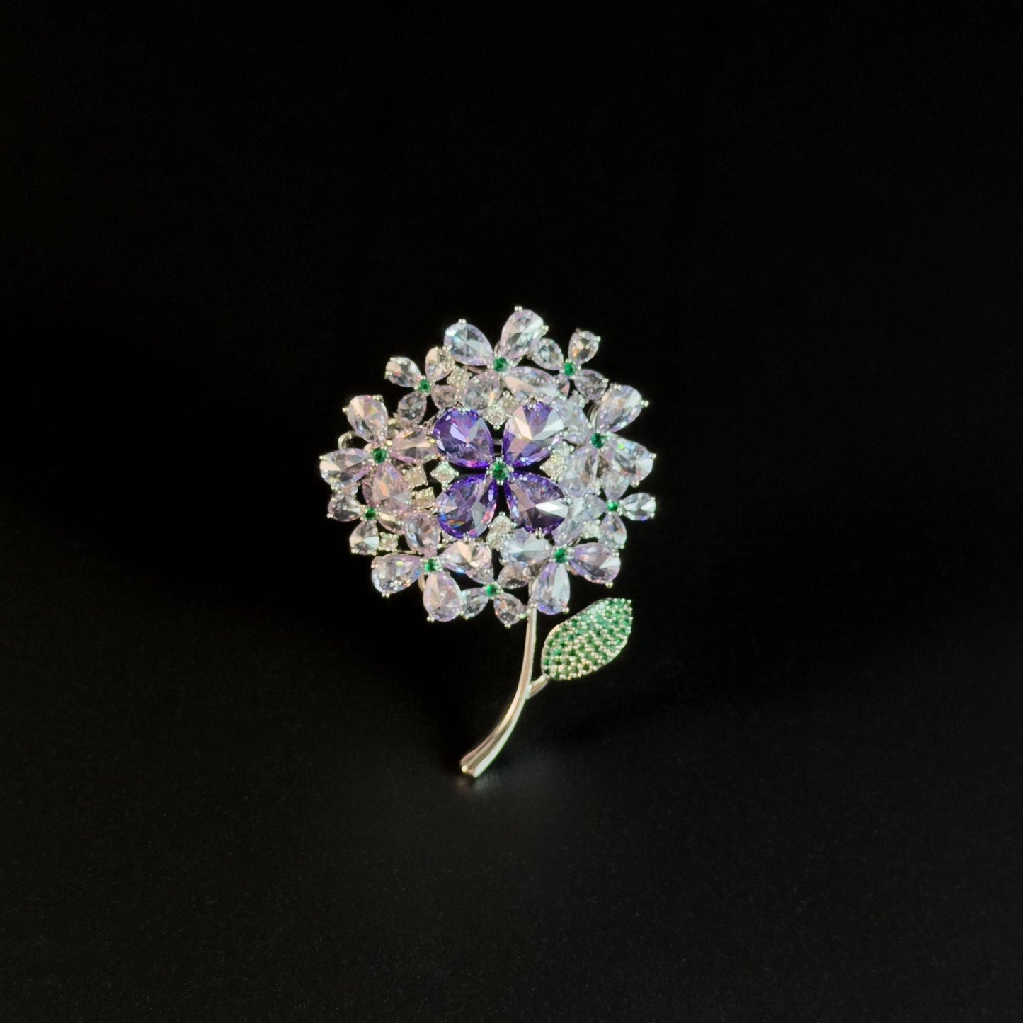 Bathycles · Violet Sphere Bouquet Brooch