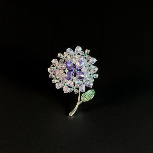 Bathycles · Violet Sphere Bouquet Brooch