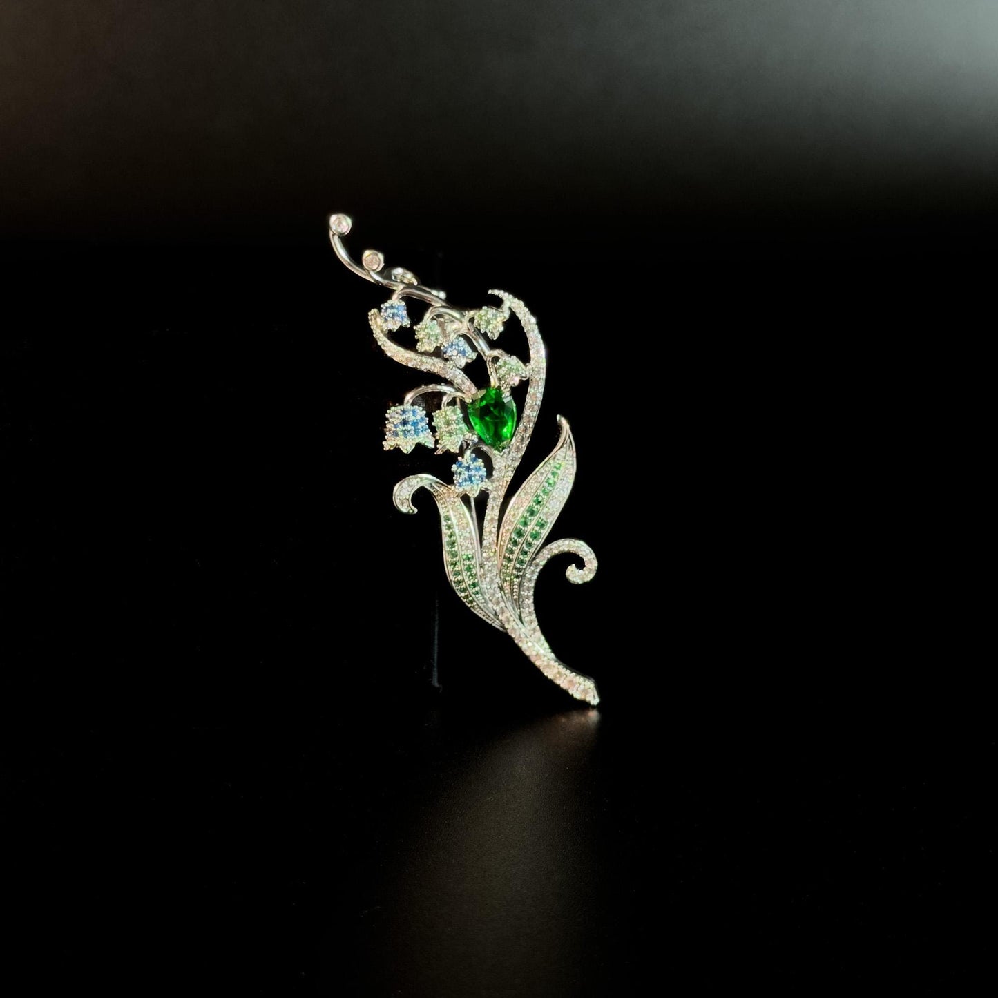 Amycus · Verdant Lily of the Valley Brooch