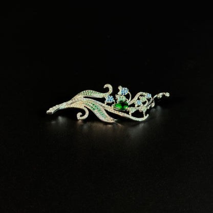 Amycus · Verdant Lily of the Valley Brooch