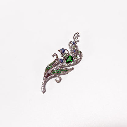 Amycus · Verdant Lily of the Valley Brooch