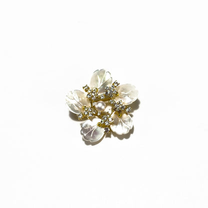 Antheia · Moonlit Cherry Blossom Brooch