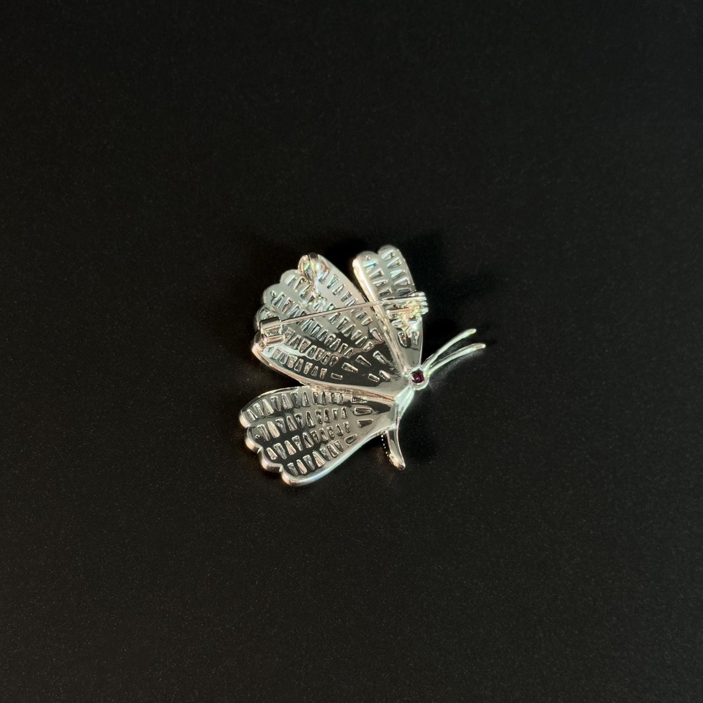 Areithous · Starlit Pavé Butterfly Brooch