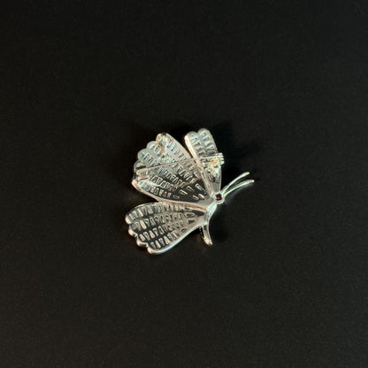 Areithous · Starlit Pavé Butterfly Brooch