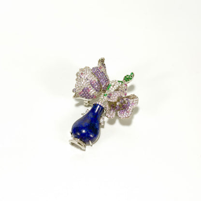 Arcesius · Azure Vase Brooch
