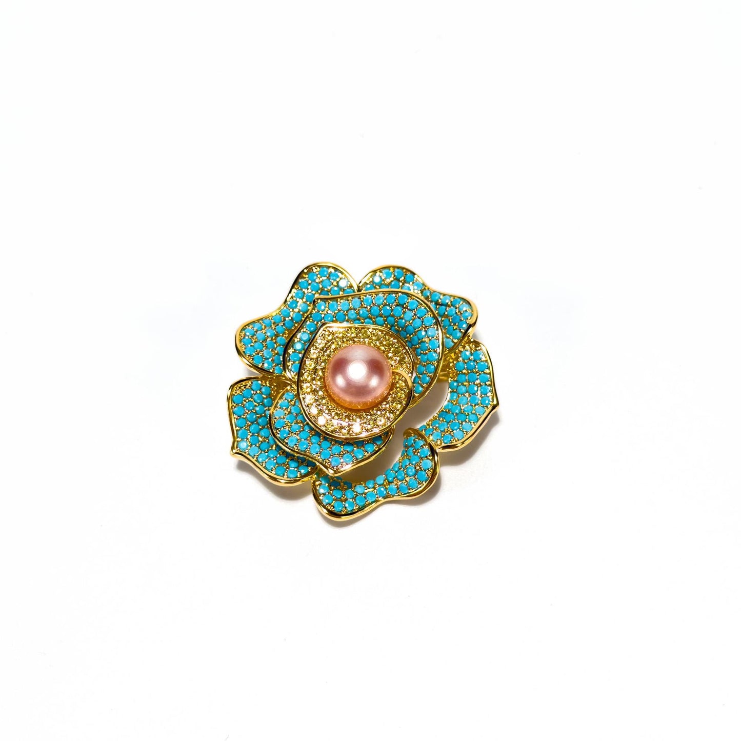 Antikleia · Azure Camellia Brooch