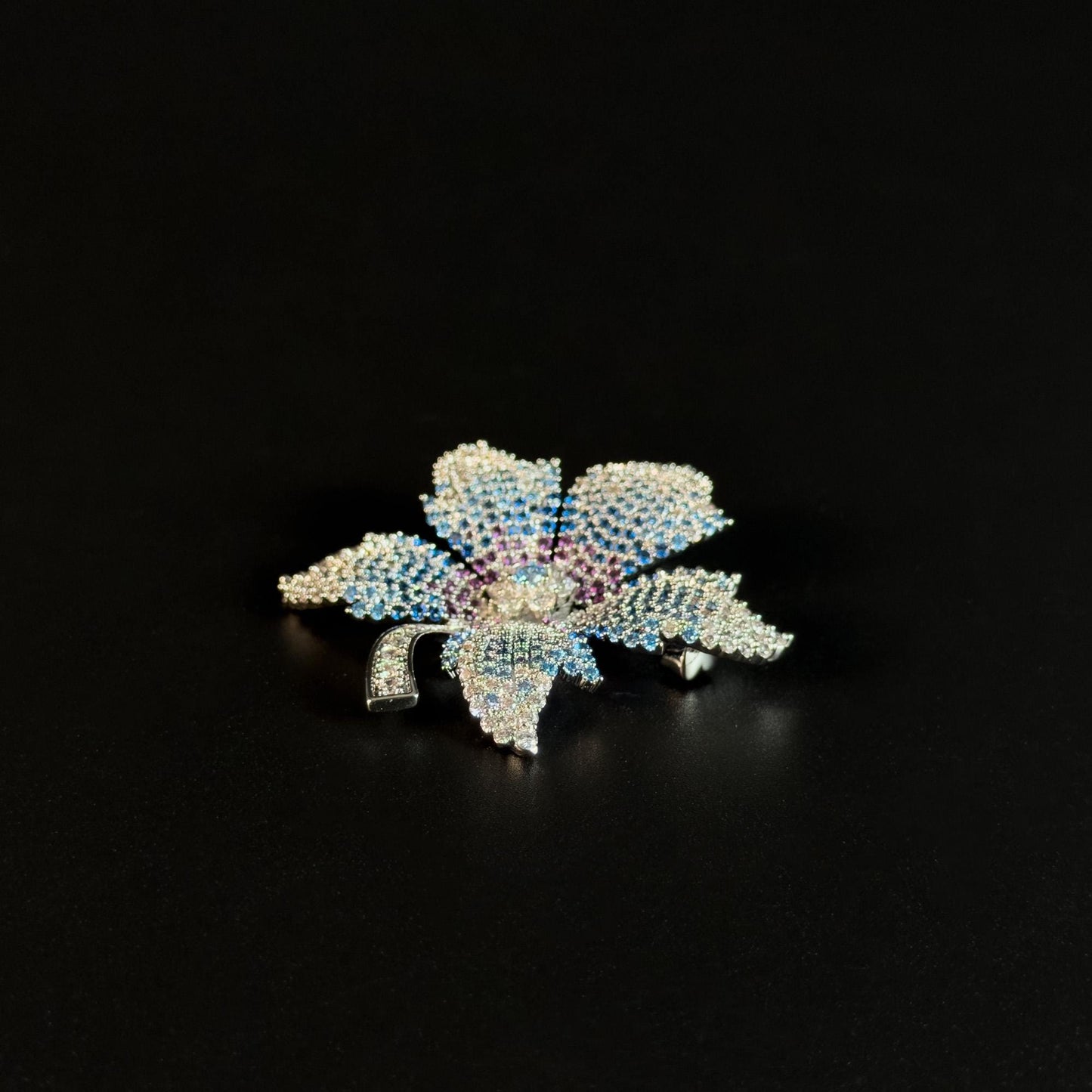 Alcathoe · Azure Maple Leaf Brooch