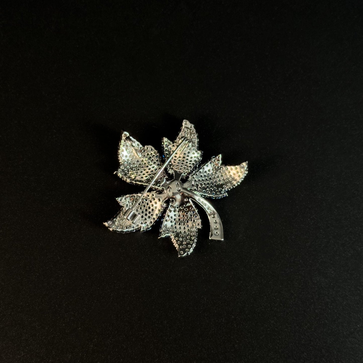 Alcathoe · Azure Maple Leaf Brooch