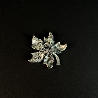 Alcathoe · Azure Maple Leaf Brooch