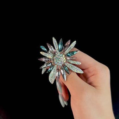 Colorful Firework-Shaped Brooches