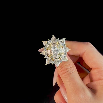 Luxurious Zircon Brooch
